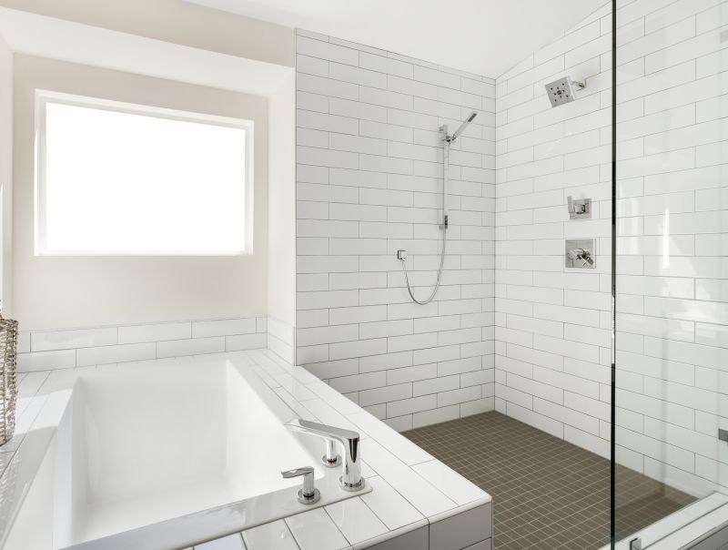 Space-Saving Shower with Storage